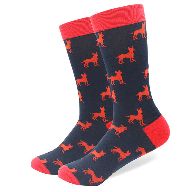 Projetos de meias coloridas e funky brilhantes para homens e mulheres